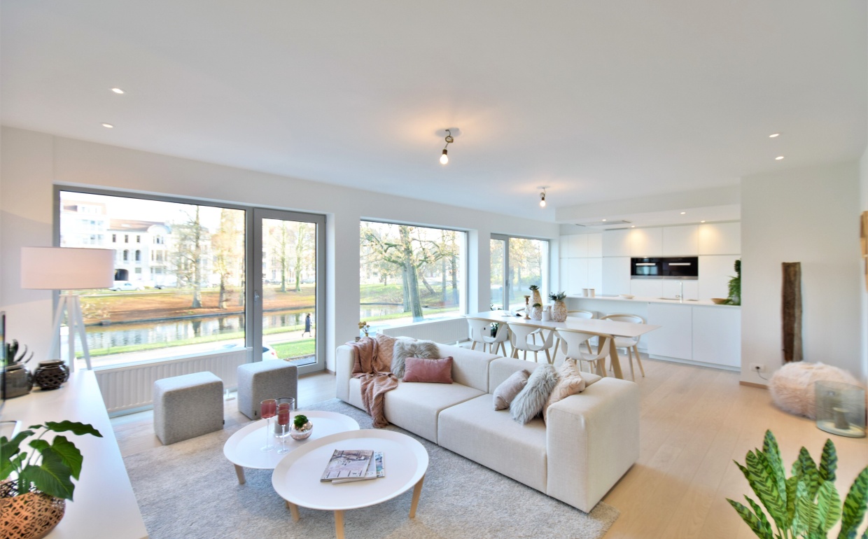 huur een interieur luxeappartement, design interieur, living divani, pedrali, softline dk, casa nova vastgoedstyling